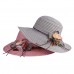  Floppy Sun Hats Summer Beach Straw Travel Wide Brim Packable Folding Cap  eb-38235345